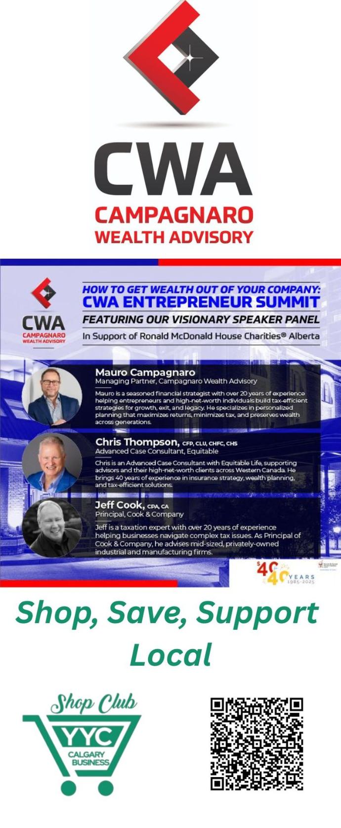 Free Ticket - and Receive Copy of Mauro's Book